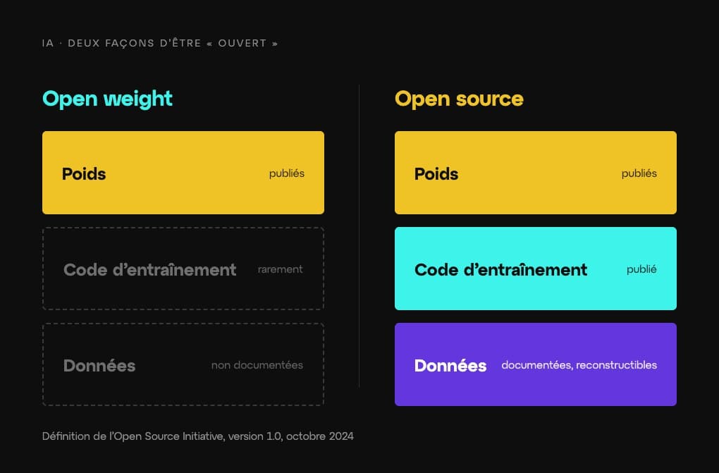 Open weight ou open source : ce qu’un dirigeant doit savoir avant de choisir son IA