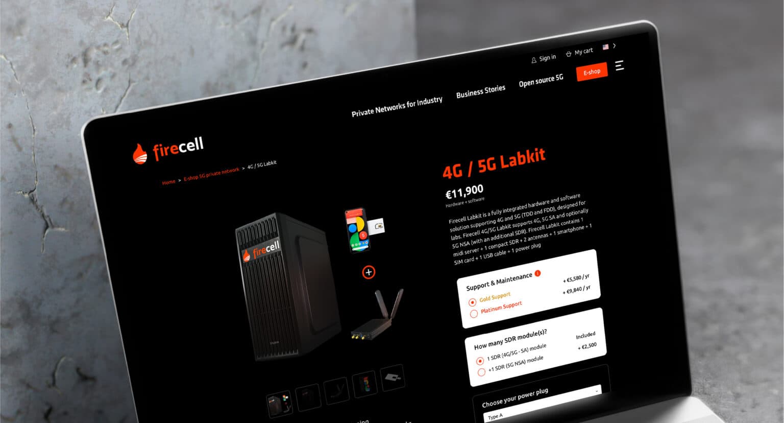 Firecell : page produit