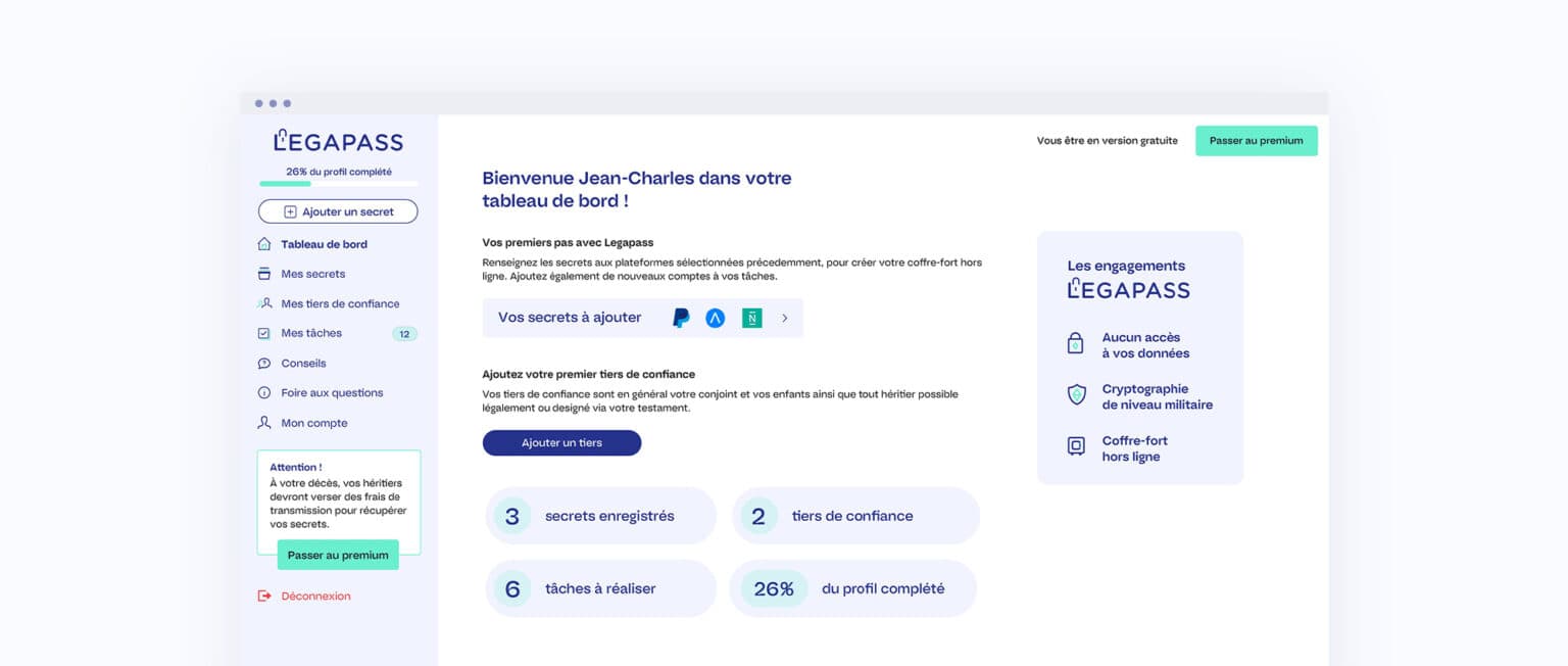 Visuel du projet Legapass