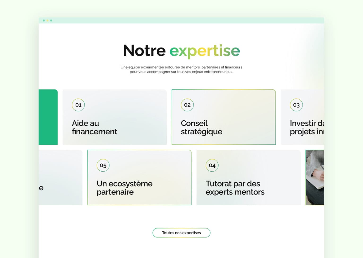 Rise Partners : page d’accueil