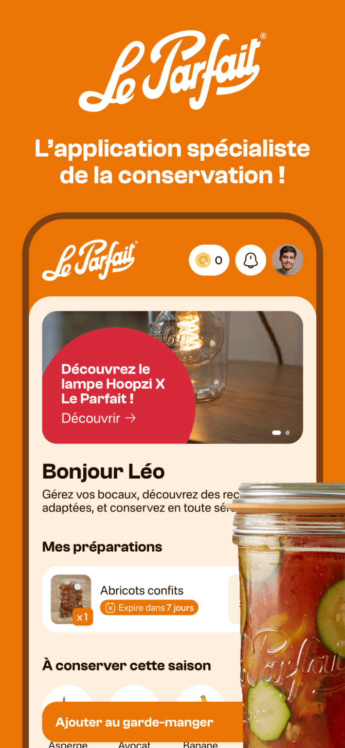 Le Parfait : boutique en ligne, visuel